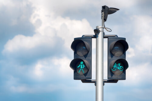 pedestrian bicyclist signal