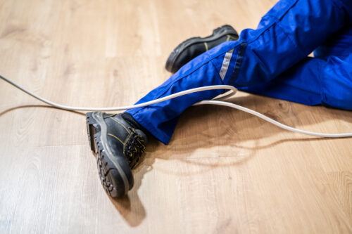 cable wrapped leg